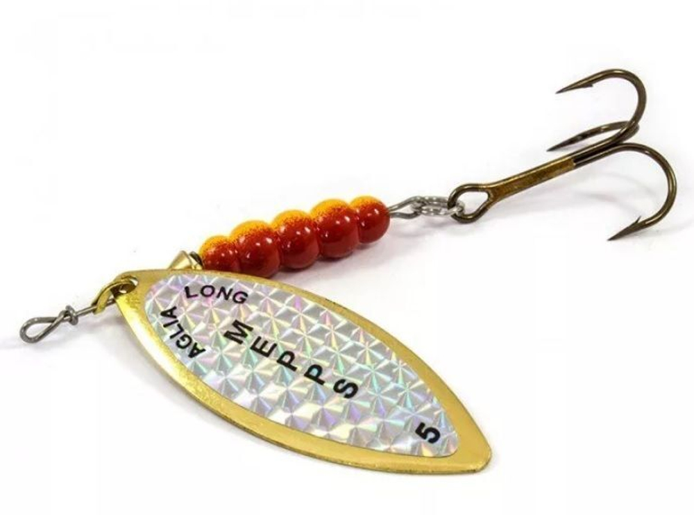 Блесна для рыбалки вращающаяся Mepps AGLIA LONG RAINBO