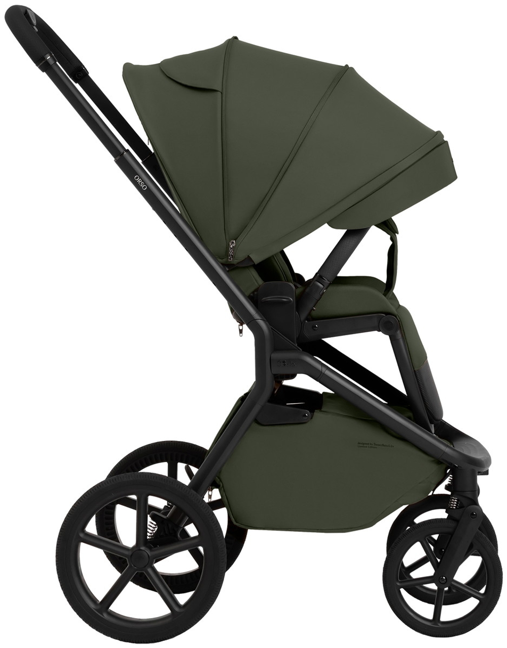 Коляска 4 в 1 Sweet Baby SBL Orso New + автокресло Elegante Plus с базой i-Size ISOFIX DK780 New Dark Green
