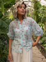 Блуза Агния (голубая) Б15489-45М LT Collection