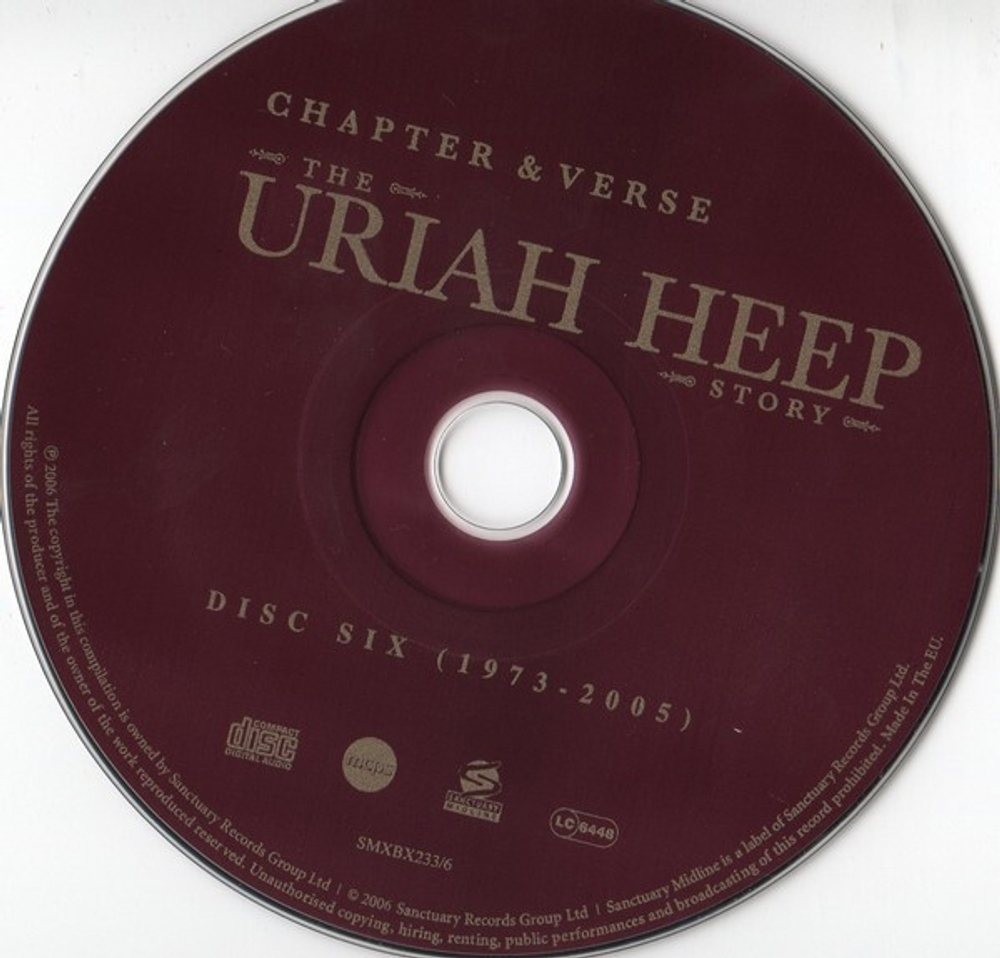 Uriah Heep / Chapter & Verse - The Uriah Heep Story (6CD)