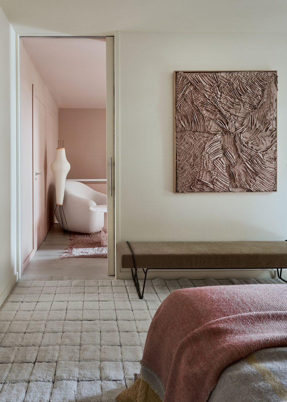 Шерстяной стираемый ковер Lorena Canals Mosaic Natural L (230 x 300 см)