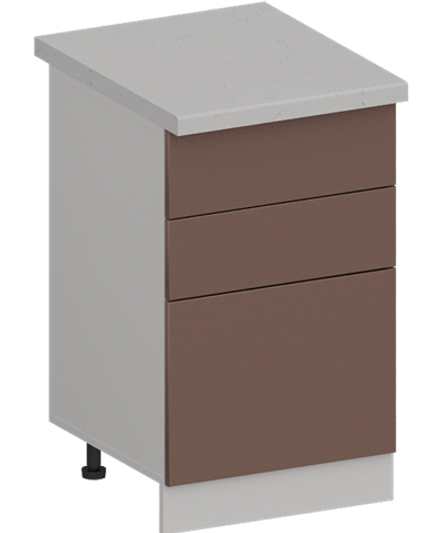 Кухня Модуль ШН3Я 500 Ликата / Пудрово-розовый