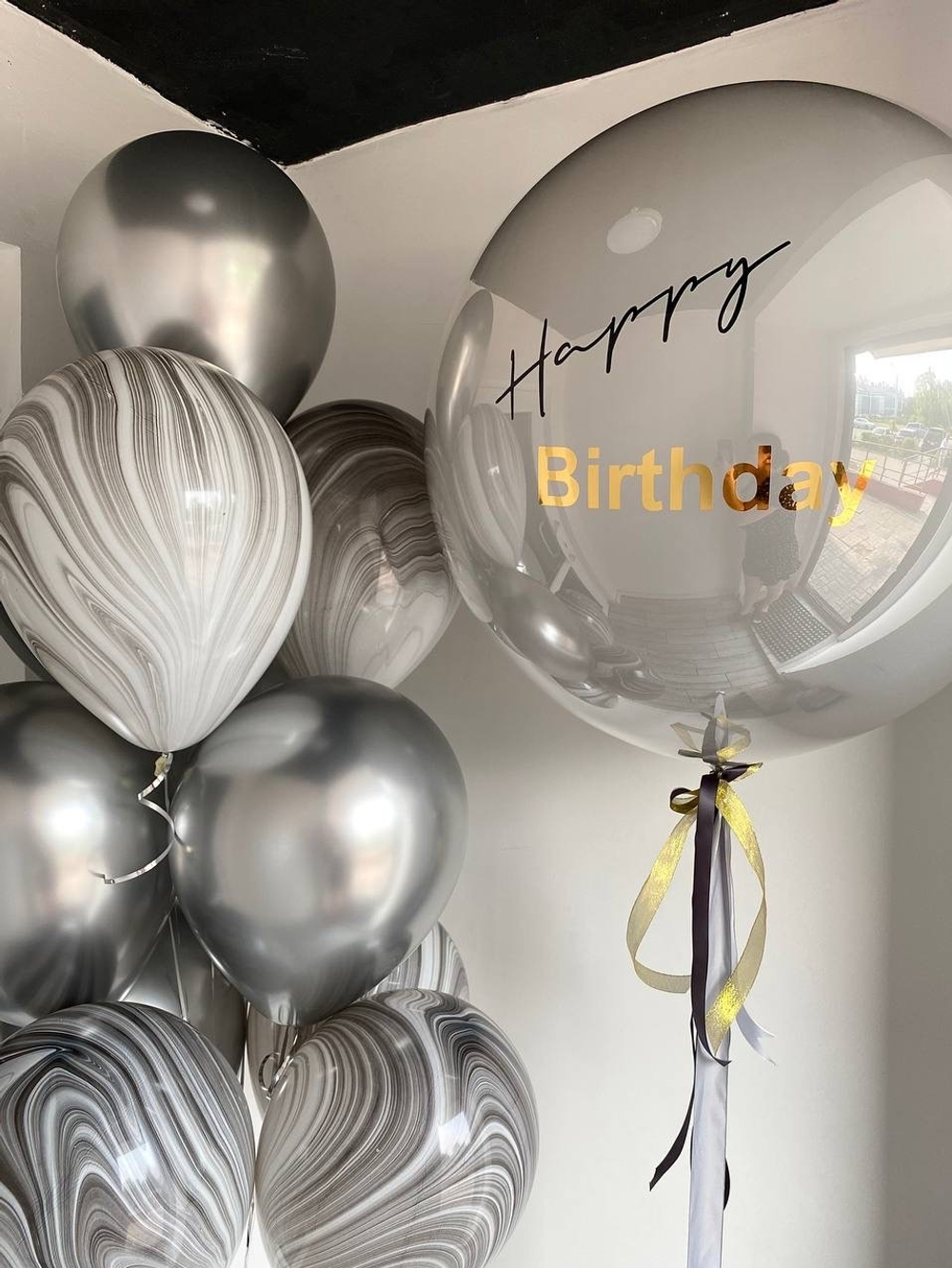 Набор воздушных шаров хром №963