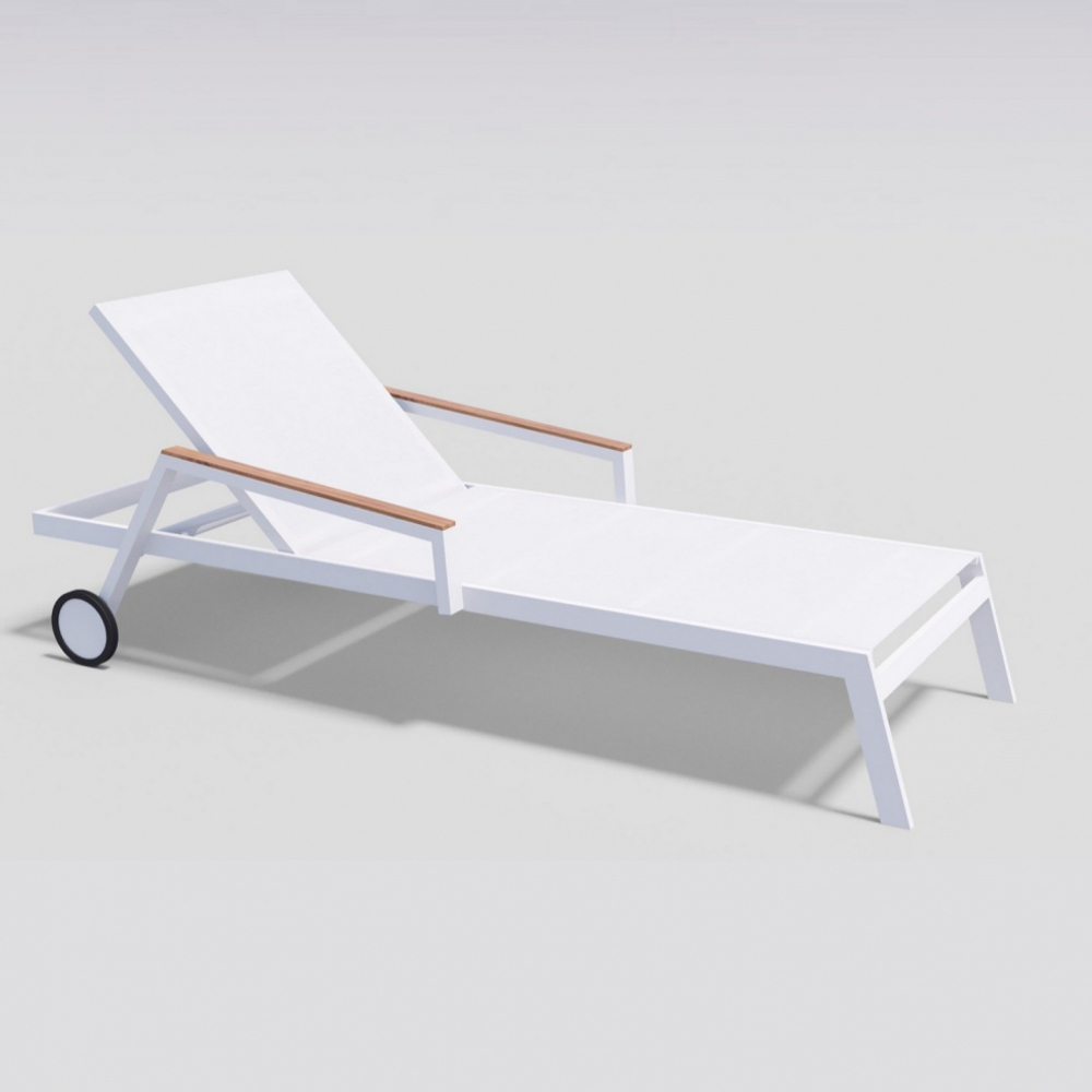 Шезлонг СПОНДА белый