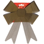 Бант на ёлку «Элегант» 23*29 см, Черное золото