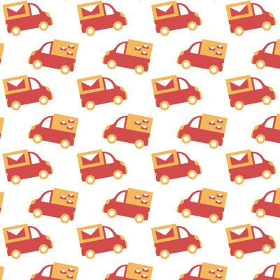 Buy baby fabric Post car red