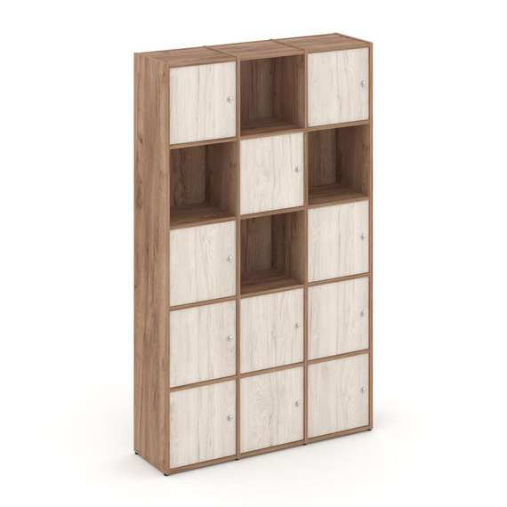 Locker plus Комплект №9 LK.K-009 Дуб табак/Денвер Светлый 1188*350*1983