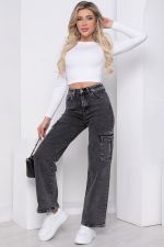 Джинсы "Артемиса" (серые) Б8607 LT Collection