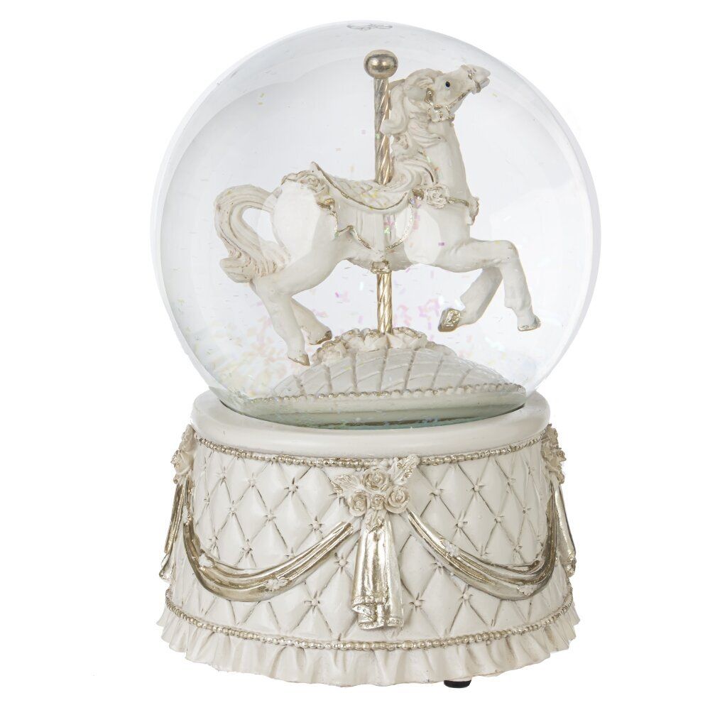 GAEM Фигурка декоративная в стекл шаре "Карусель" (ключ, движ, муз), D 10 см, L10 W10 H14 см