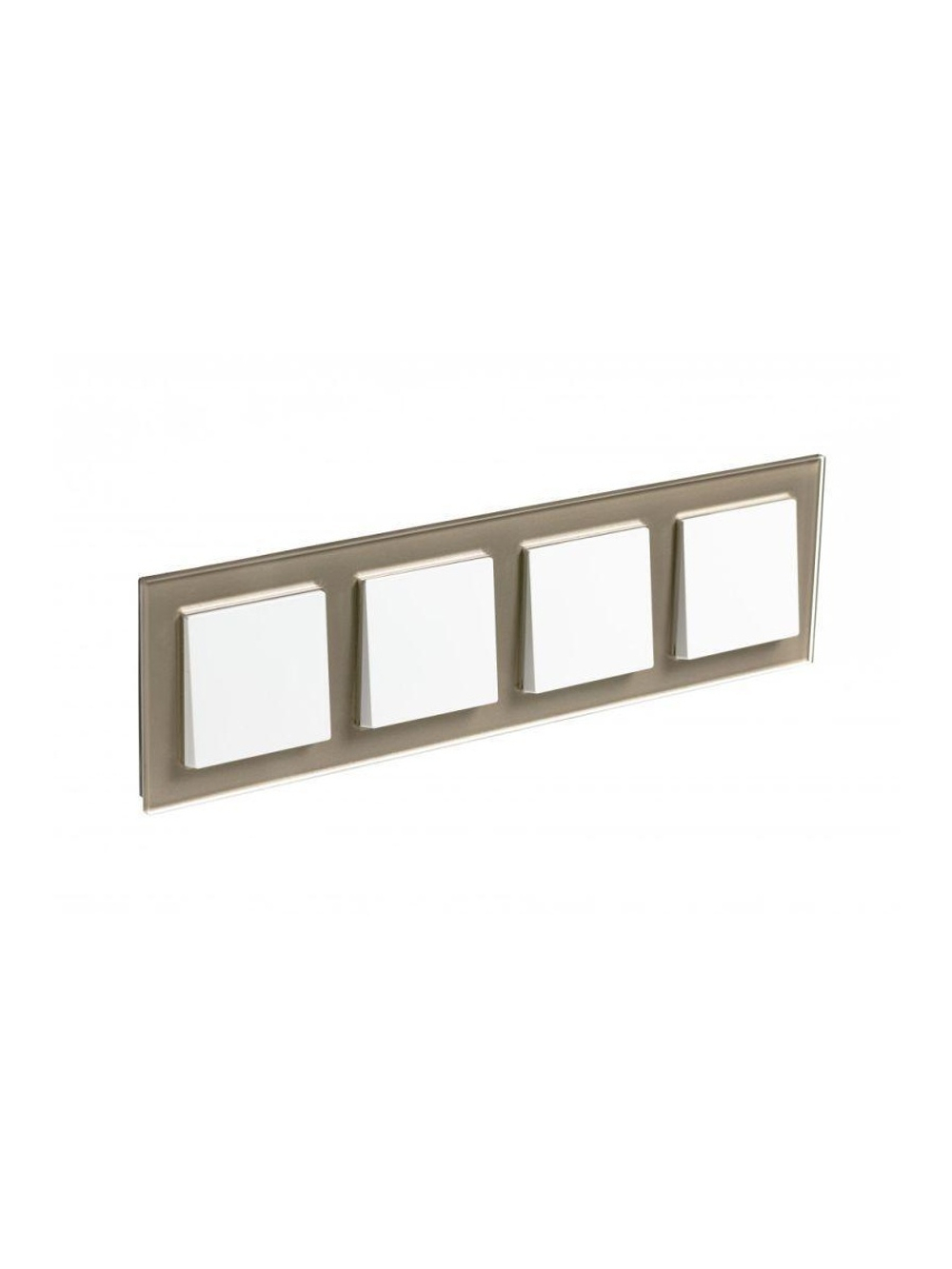 Рамка 4-м AtlasDesign Nature стекло шампань SE ATN320504