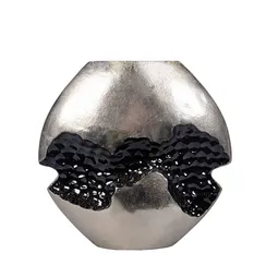 Ваза Titan Core 32 см, серебро