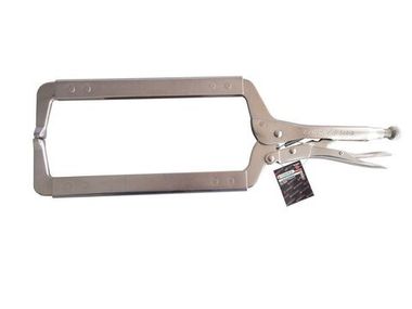 Зажим гейферный С-образный с ''плавающими губками''18''-450мм Forsage F-66018