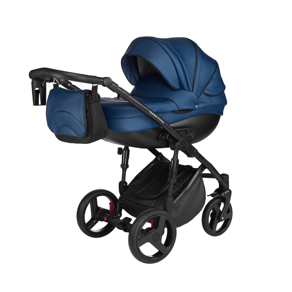 Детская коляска Noordline Оlivia Premium Sport  2 в 1 КОЖА (Синий)