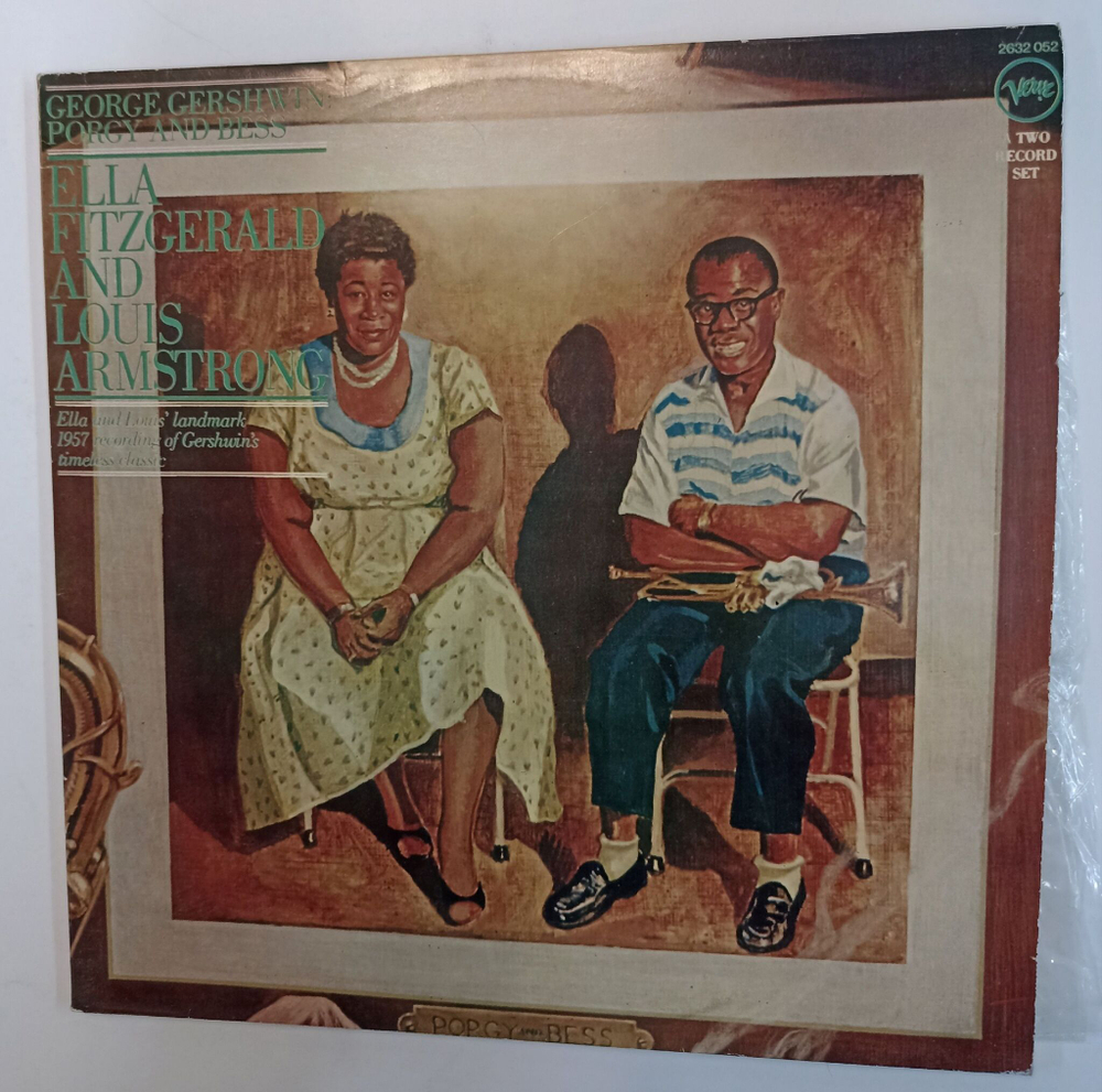 Винтажная виниловая пластинка LP Ella Fitzgerald And Louis Armstrong Porgy And Bess 2LP (Югославия 1979)