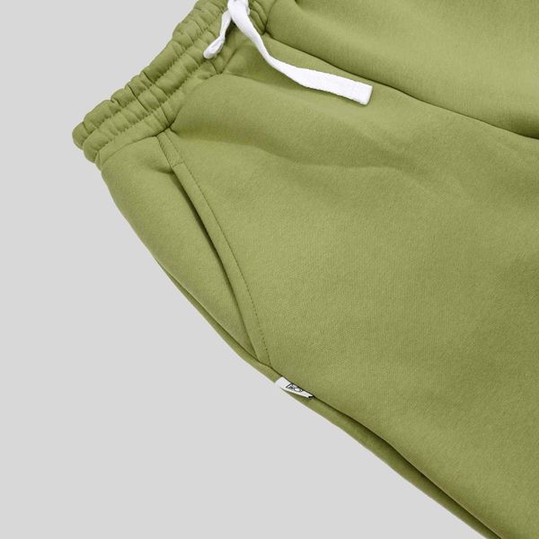 Брюки Garden Широкие с начесом шалфей - фото 6