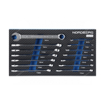 NORDBERG (10214T) Набор ключей комбинированных в ложементе, 14 предметов для тележки