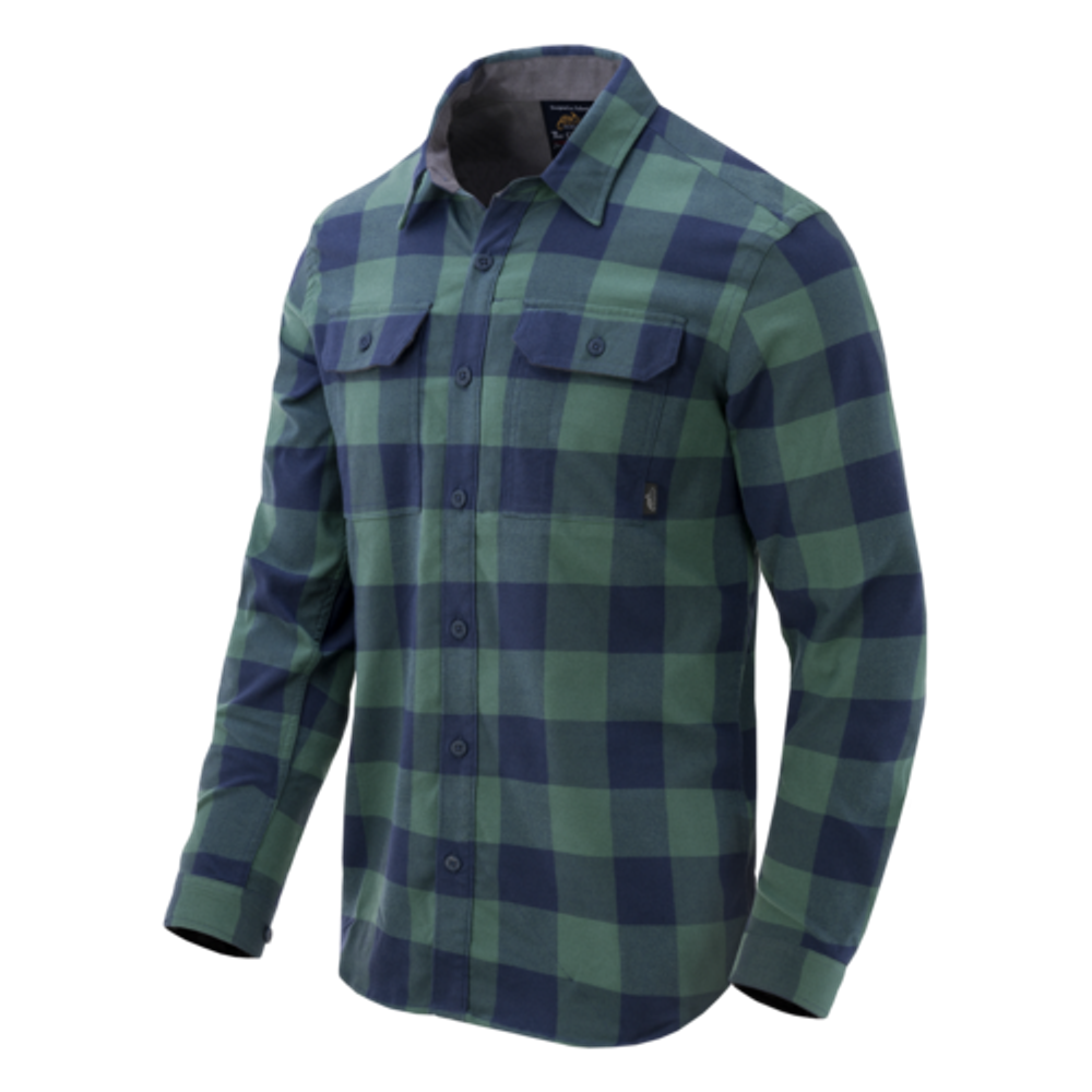 Helikon-Tex GreyMan Shirt - Moss Green Checkered