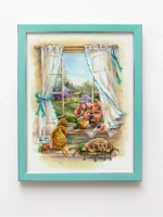 Картина на стену интерьерная на холсте 4 шт, 22*28 см