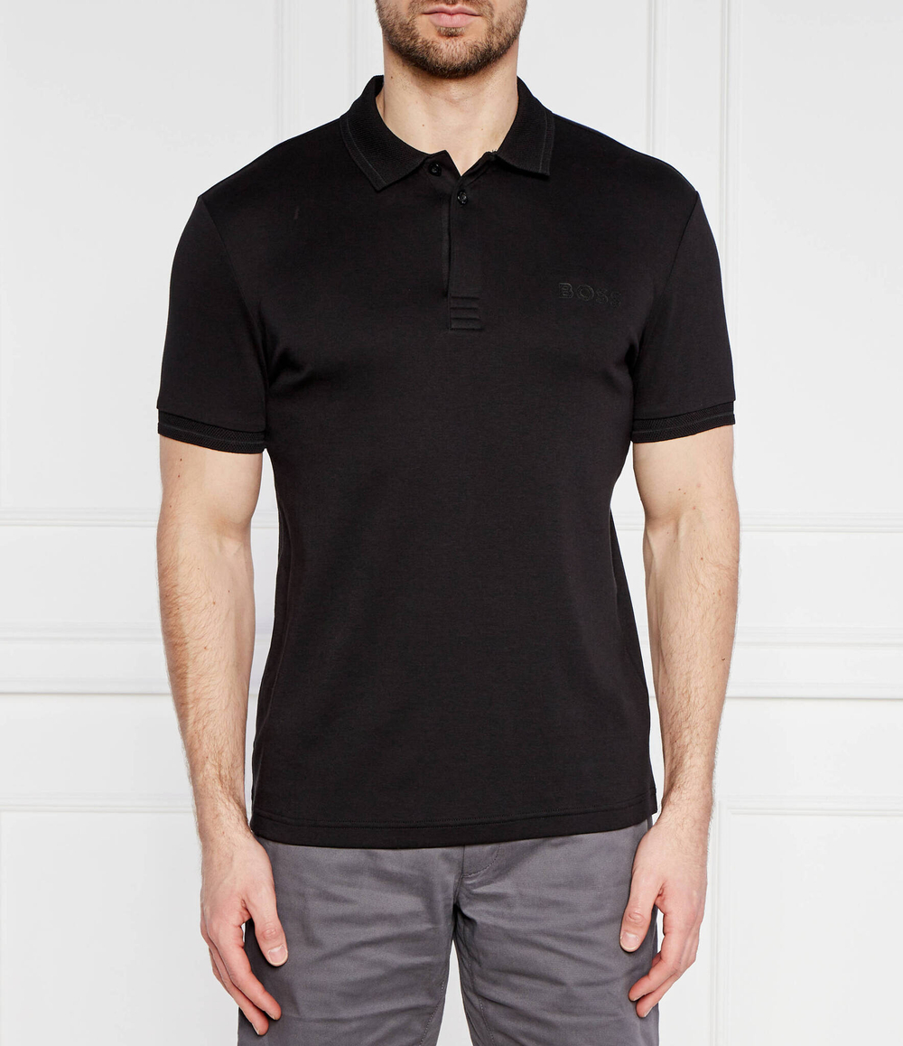 Поло Paule 1 BOSS GREEN - черный(50512892)