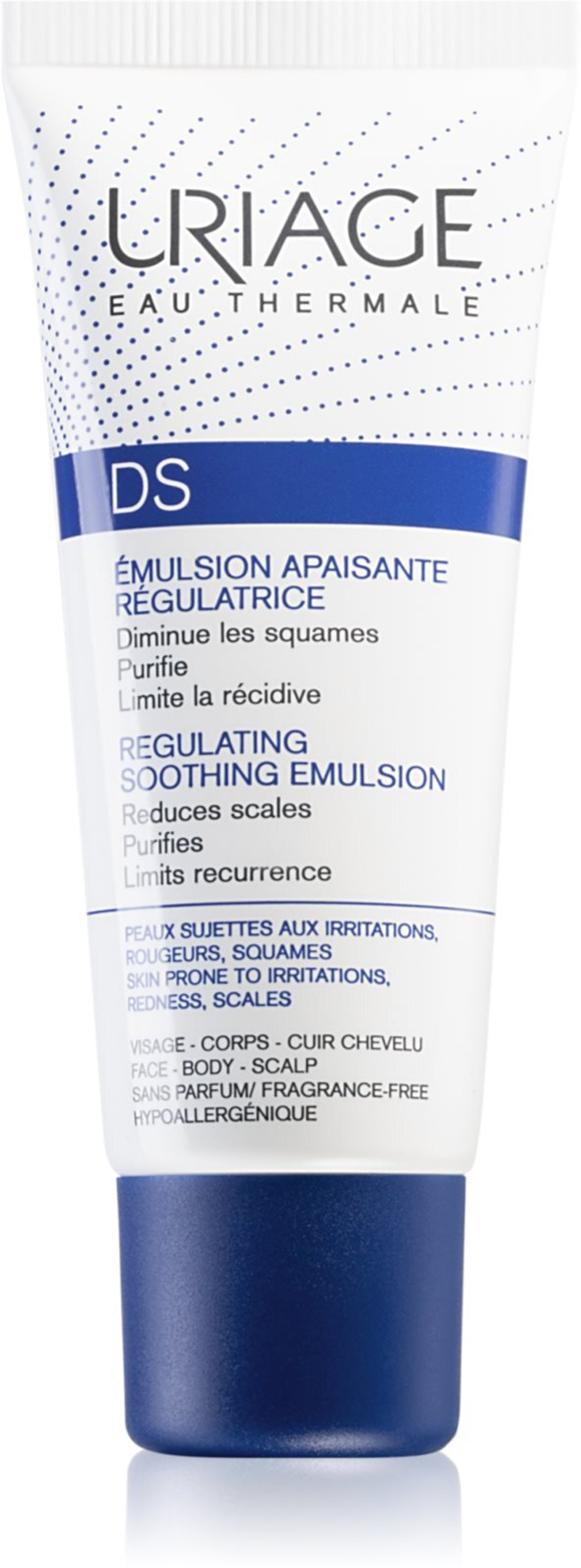 Uriage DS Regulating Soothing Emulsion - успокаивающая эмульсия от колыбели /   40  ml  / GTIN 3661434000072