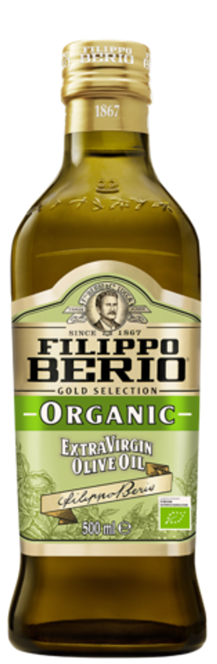 Оливковое масло нерафинированное Filippo Berio Organic Bio Extra Virgin в стекл. бутылке 500 мл.