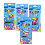 Карандаши цветные двусторонние Yalong 12/24 цв., "World water" деревянные, трехгранные, заточенные, грифель 3.0 мм, картон. уп., европодвес