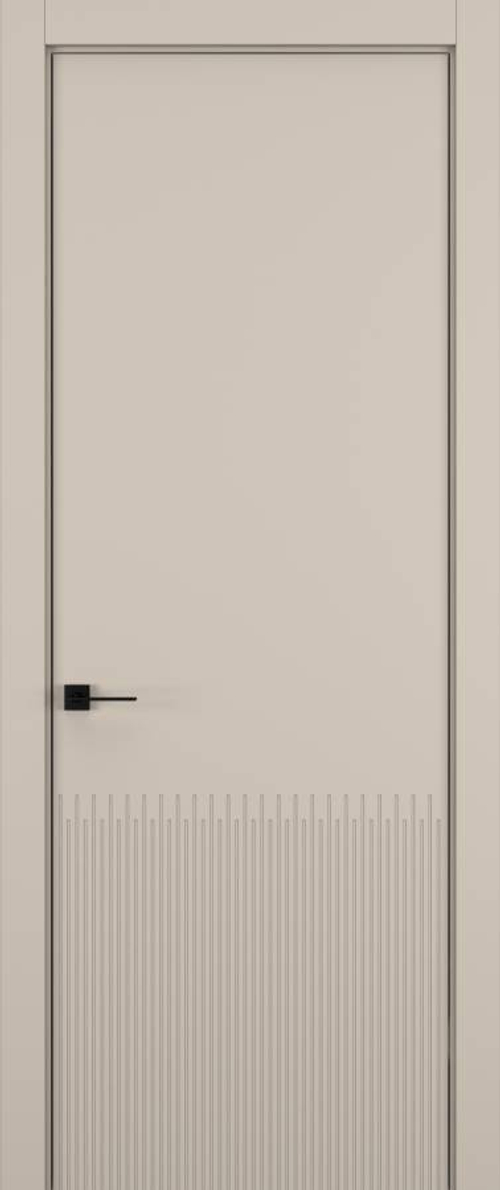 Дверь 5 VERTICAL Матовый Светлый Бежевый