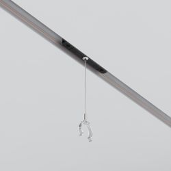 Коннектор с тросовым подвесом Tau в шинопровод Maytoni   TRA101SWT-2B