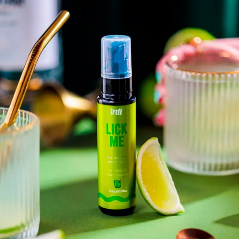 Гель со вкусом "Кайпиринья" LICK ME с согревающим эффектом от INTT 50 мл