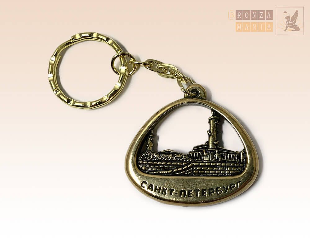 брелок Капля - Ростральные колонны, Стрелка Васильевского острова