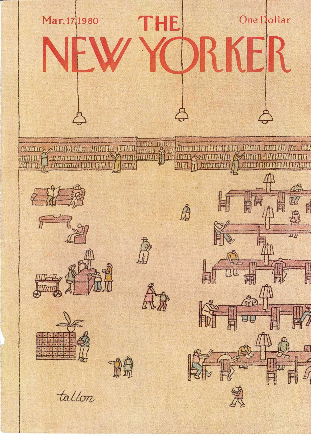Журнал The New Yorker 17-03-1980, обложка