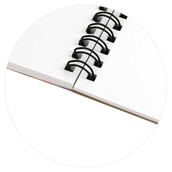 Альбом для рисования (Скетчпад) 195x195 мм, 40 л, блок - белый офсет 100 г/м², арт. 70152 НОВЫЕ СКАЗКИ /обложка полноцветная печать, гребень по короткой стороне, выборочный  УФ-лак/