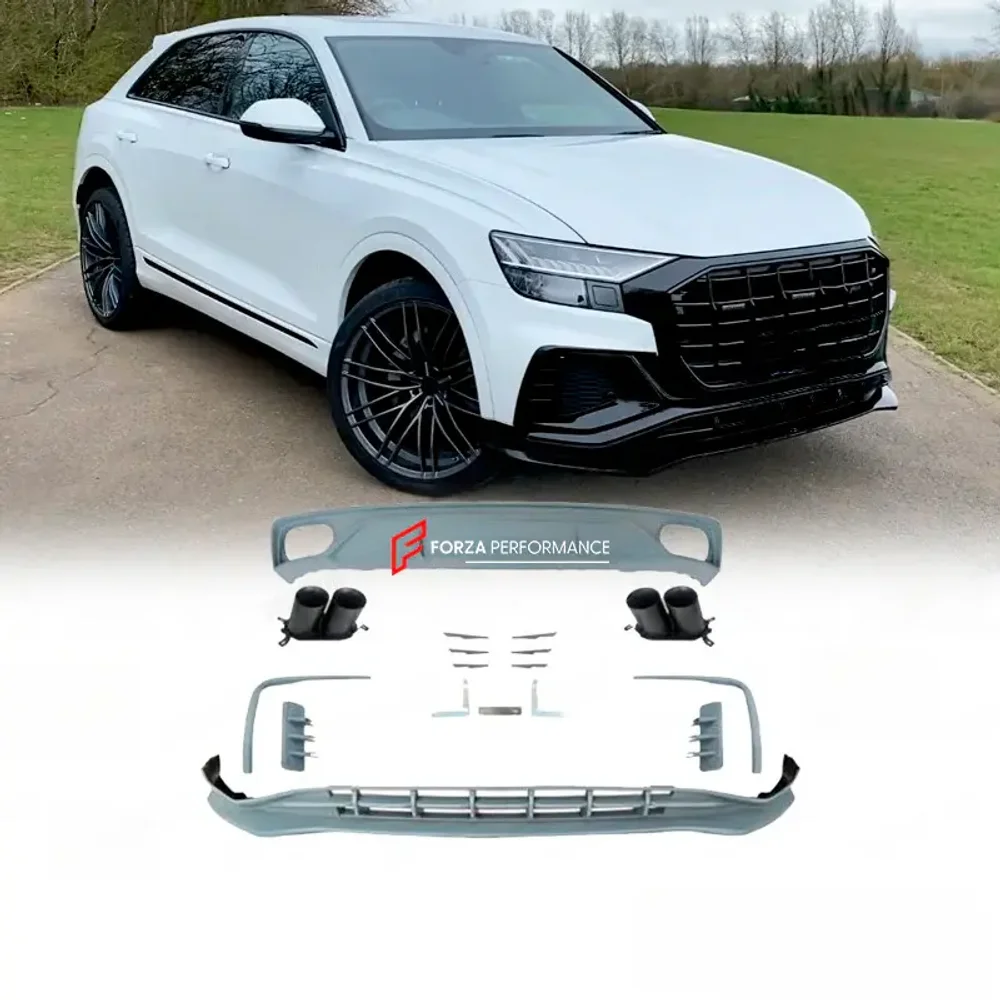 Обвес переделка для AUDI из Q8 4M 2019 - 2023 в RSQ8 4M Рестайлинг S-LINE 2024+ Ауди обвес