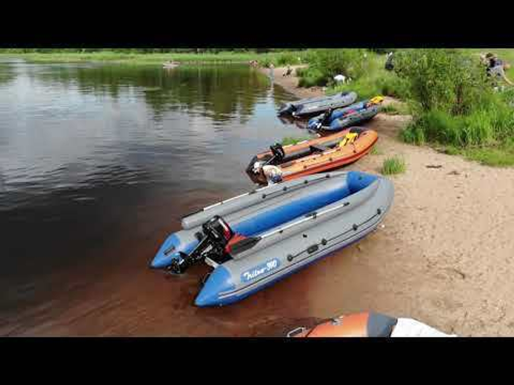 Лодка ПВХ Angler Reef Тритон 420FiНД с интегрированным фальшбортом
