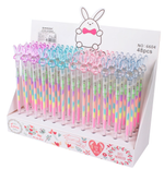 Ручка гелевая с радужными чернилами "Зайка" (Darvish)