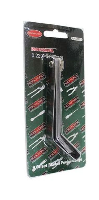 Набор щупов 9пр. (0.23-0.66мм),в блистере RockForce##Rock FORCE RF-61803