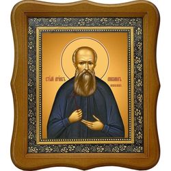 Михаил Новоселов мученик. Икона на холсте.