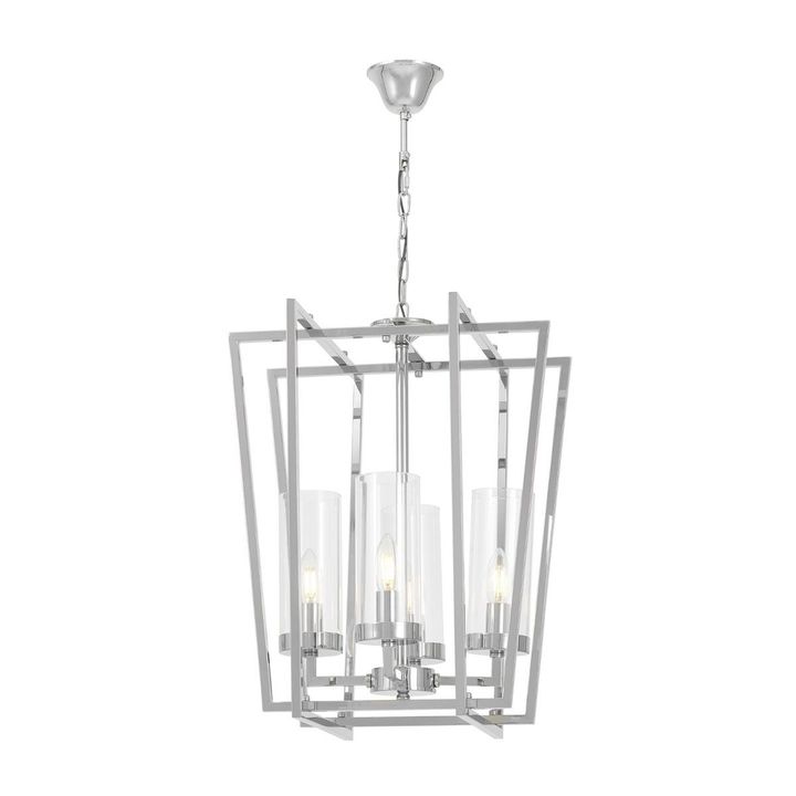 Подвесная люстра Lumina Deco Afres LDP 1246-4 CHR