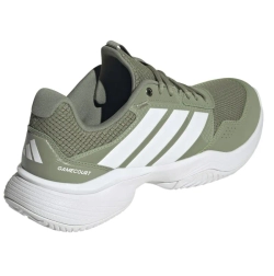 Мужские кроссовки теннисные Adidas GameCourt 3 M Wide - dark blue/cloud white/core black