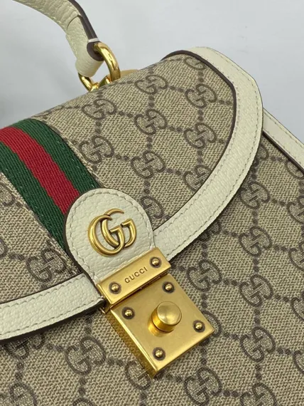 Маленькая сумка Gucci Ophidia с верхней ручкой