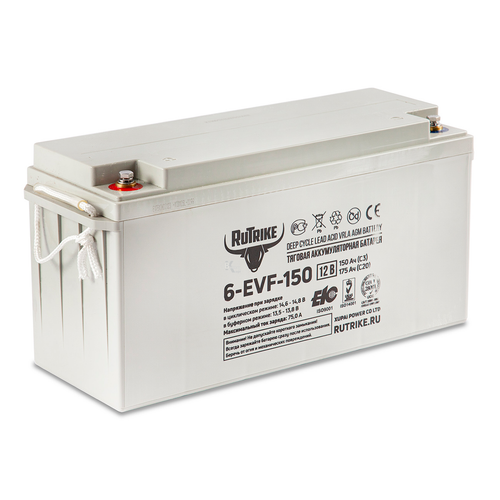 Аккумулятор RuTrike 6-EVF-150 (AGM)