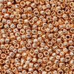 Японский бисер TOHO Round 15/0 (№PF551), непрозрачный глянцевый с металлическим блеском