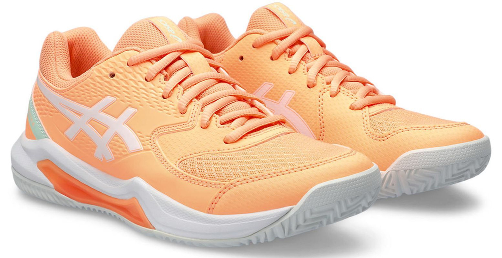 Женские  кросовки для Padel Asics Gel-Dedicate 8 Padel - bright sunstone/white
