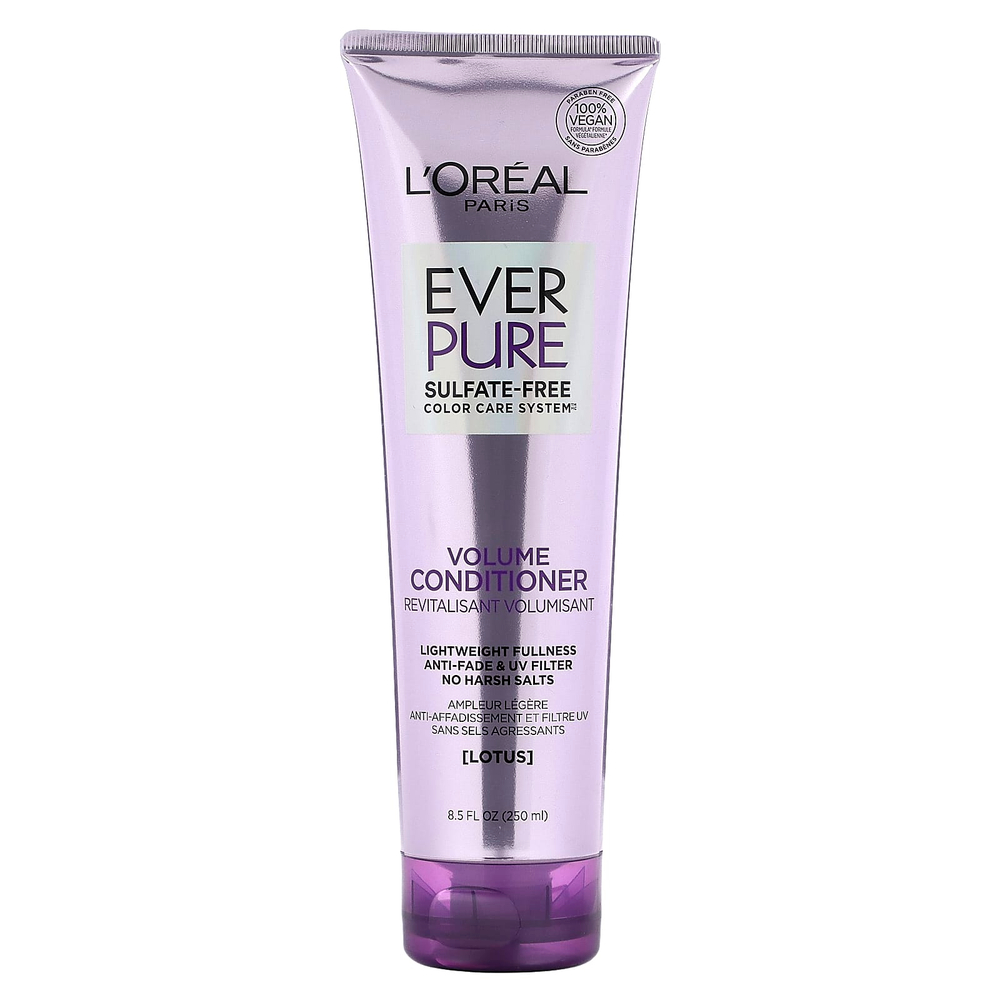 L'Oréal, Ever Pure, кондиционер для придания объема, лотос, 250 мл (8,5 жидк. унц.)