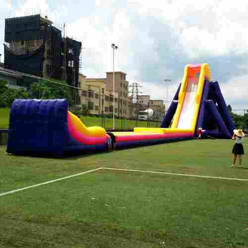 Надувная прямая водная горка «Экстремальный спуск», 55*12*10 м