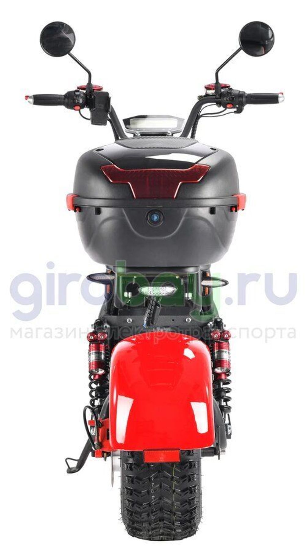 Электроскутер CityCoco WHITE SIBERIA PRO 2500w (Красный) фото 4 фото №9