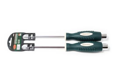 Набор отверток силовых магнитных ''Profi''2пр.(SL6.5х125мм, PH2х125мм)в пластиковом держателе RockForce##Rock FORCE RF-7002