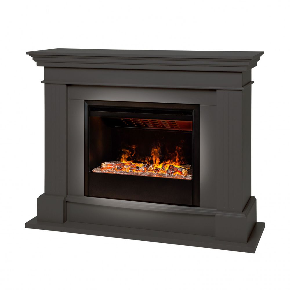 Электрокамин RealFlame Ontario 26 GR графит с очагом 3D Helios 26 SBG