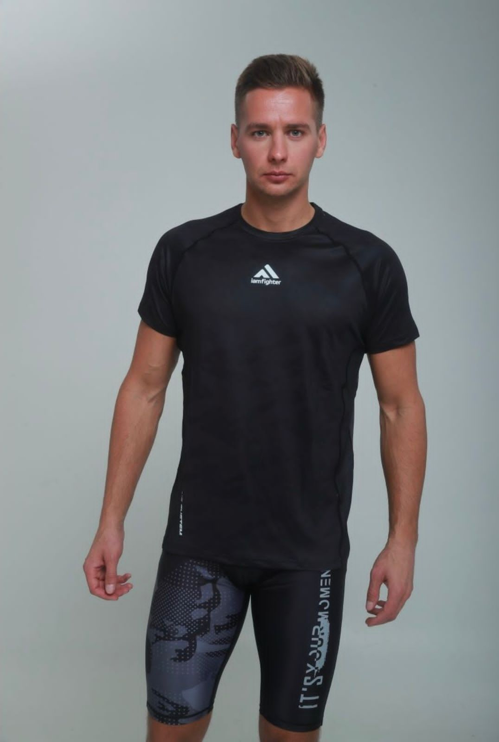 Рашгард тренировочный Iamfighter Черный