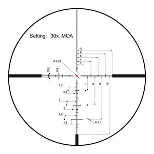 Прицел Vector Optics Continental X6 5-30x56 ZeroStop, сетка Hunting BDC (SCOL-X22P)